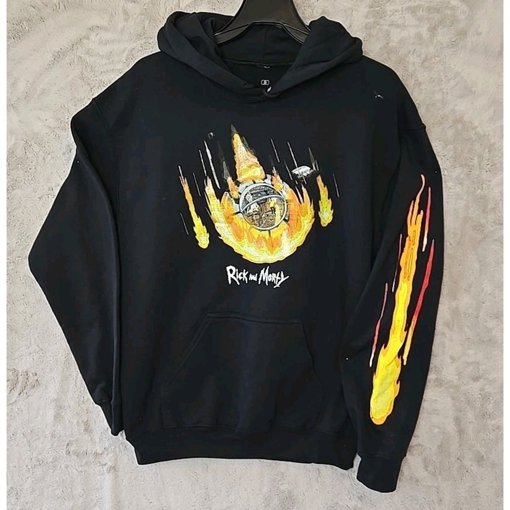 Rick and Morty Unisex Adult Swim Hoodie /‎ Hooded Sweatshirt  NEW- Size Small
